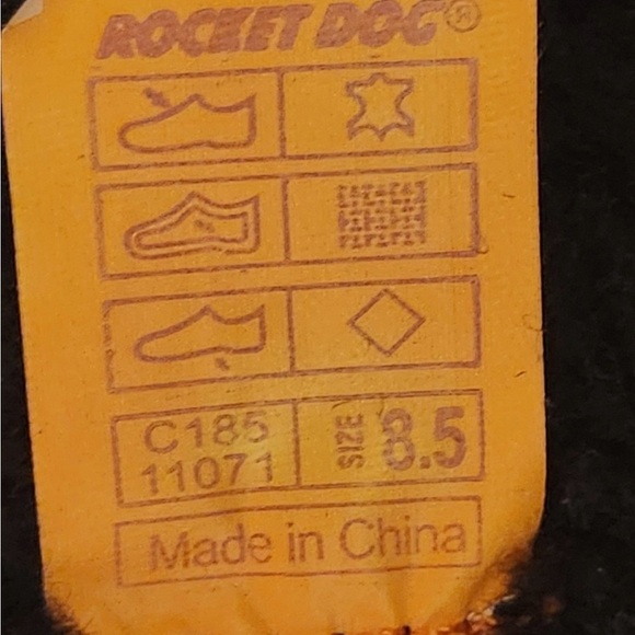 Rocket Dog Black Winter Boots with Orange Logo - Picture 9 of 9